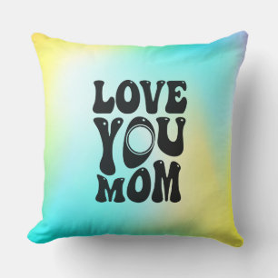 Love You Mom Mother's Day Design-51727 Throw Pillow