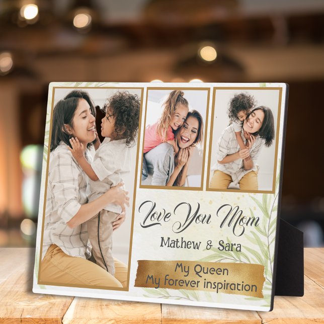Love you Mom: My queen, my inspiration Plaque (Creator Uploaded)