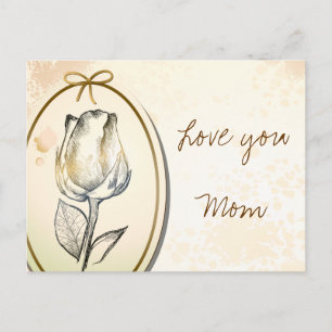 Love you Mom, postcard
