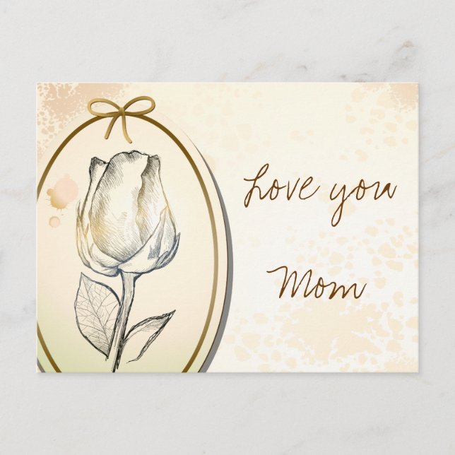 Love you Mom, postcard (Front)