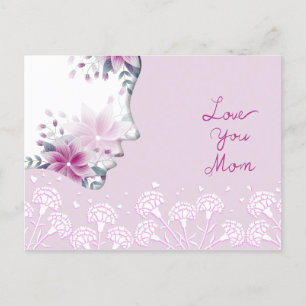 Love You Mom Postcard