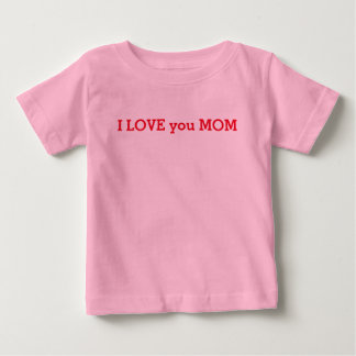 Love you mom t-shirt for kids