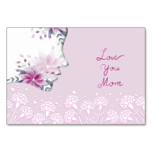 Love You Mom Table Number