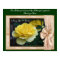Love You Mom Yellow Rose Personalized Poster Print
