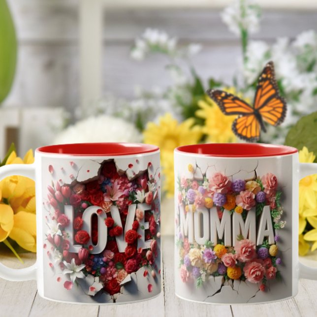 Love You Momma Mères Fête Mug (Créateur téléchargé)