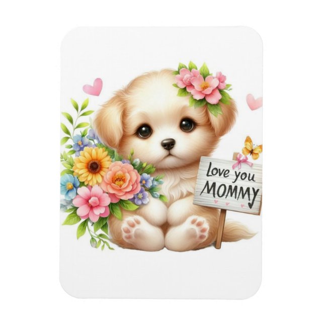 *"Love You Mommy – A Heartfelt Tribute"*   Magnet (Vertical)