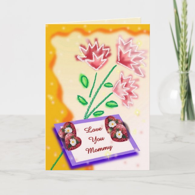 Love You Mommy Card (Front)
