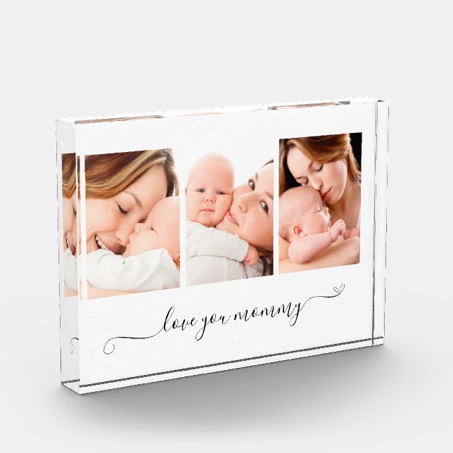  Love You Mommy Custom Script 3 Photos (Left)