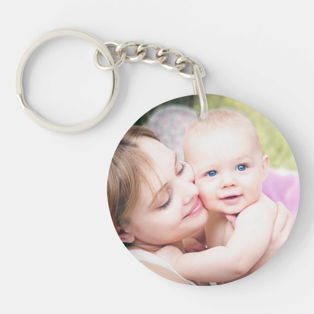 Love you Mommy, Photo Keychain (Front)