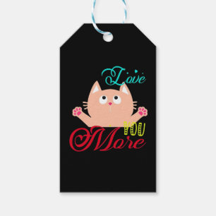 Love You More Elegant Style Gift Tags