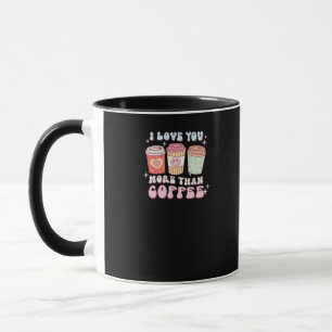 Love You More Minimal Design  Mug