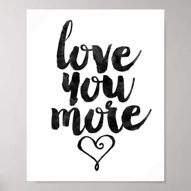 Love You More Poster (Front)
