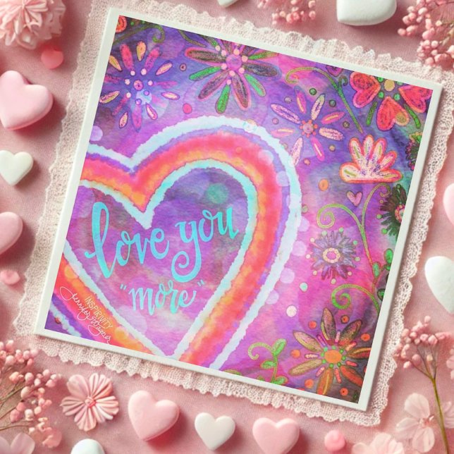 Love You More Pretty Purple Heart Inspirivity (Creator Uploaded)