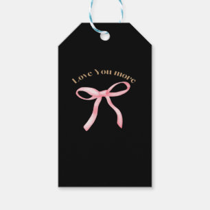 Love You More Refined Aesthetic Gift Tags