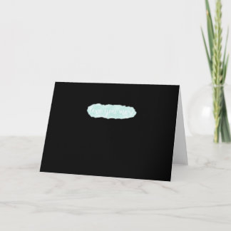 Love You More Teal Modern Aesthetic Card
