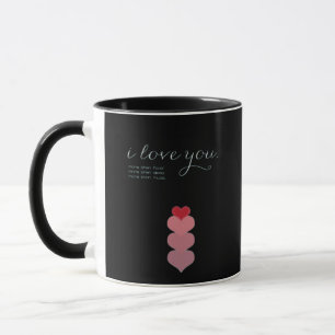 Love You More Than Heartfelt Style  Mug