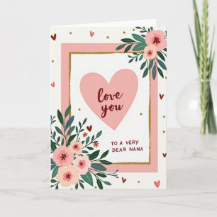 Love You Mothers Day Frame Card