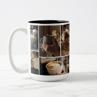 Love you my shop Two-Tone coffee mug
