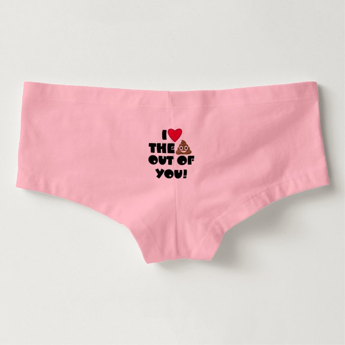 Love You Poo Underwear | Zazzle.ca