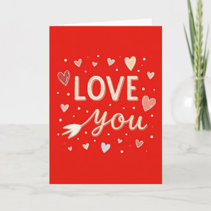 Love You Simple Sweet Card