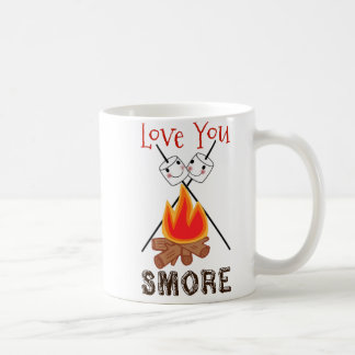 Love you Smore Coffee Mug White Camping