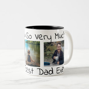 Love You So Very Much Best Dad Ever Two-Tone Coffee Mug