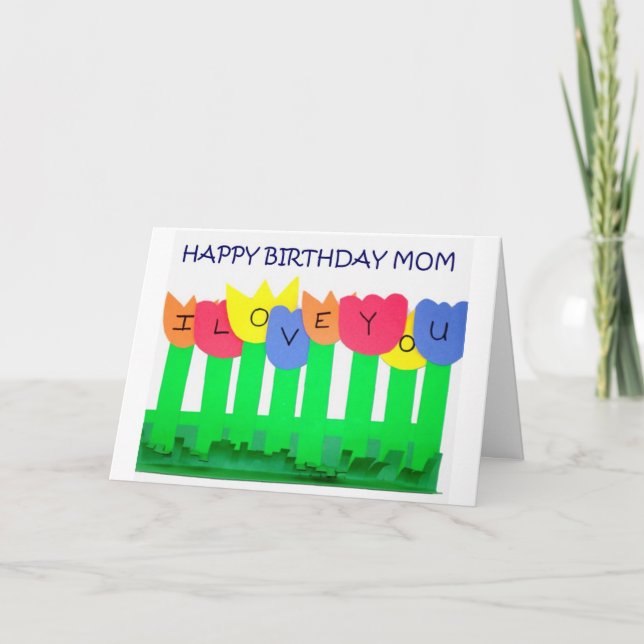 LOVE YOU/SPECIAL MOM HAPPY BIRTHDAY CARD (Front)