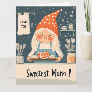 Love You, Sweetest Mom Design Card