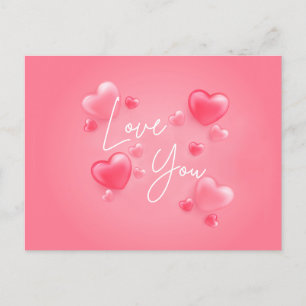 Love You Sweetheart Postcard