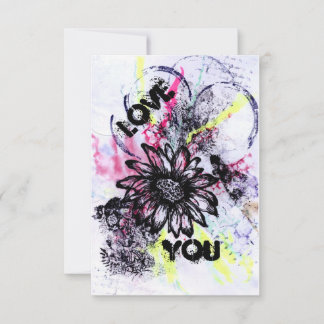 Love you thank you card