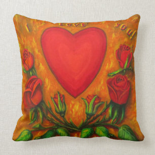 Love you throw pillow