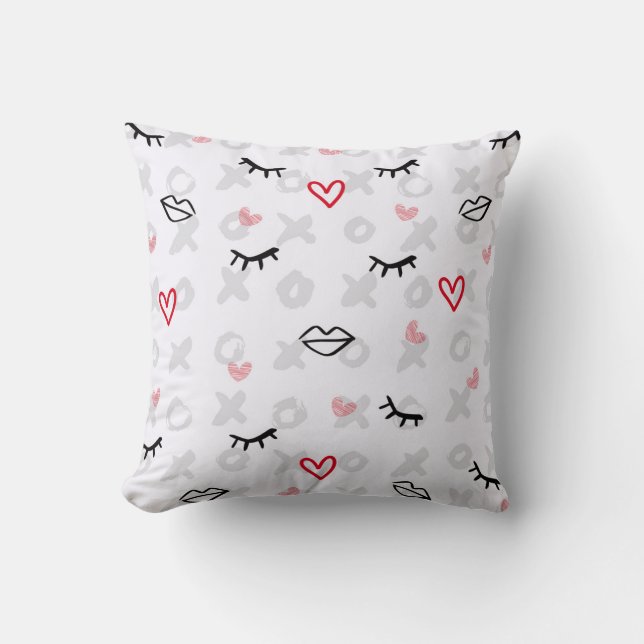 Love you throw pillow (Front)