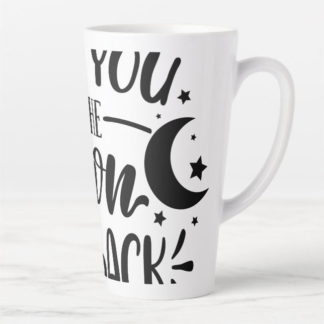 Love You to the Moon and Back" Ceramic Mug – Roman (Droite)