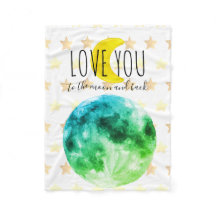 "Love You to the Moon and back" Customizable