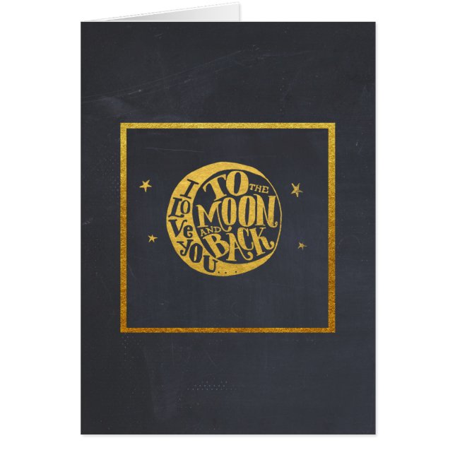 Love You To The Moon And Back Cute Romantic (Front)