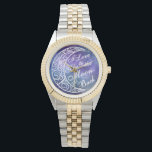 Love You To The Moon and Back Fancy Starry Night Watch<br><div class="desc">Love You To The Moon and Back Fancy Starry Night Unisex Love Wedding Gift Watch</div>
