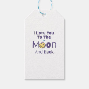 Love You To The Moon And Back Refined Aesthetic Ar Gift Tags