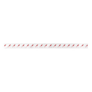 Love You to the Moon and Back Rocket Ship Satin Ribbon