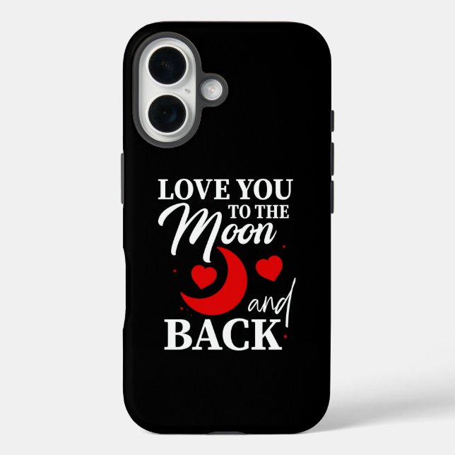 Love You to the Moon and Back - Romantic Couple  Case-Mate iPhone Case (Back)