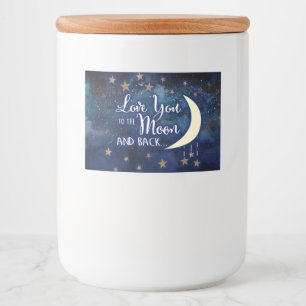 Love you to the Moon and back stickers