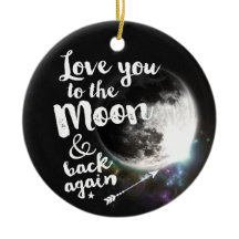 Love you to the Moon & back again • Space Design