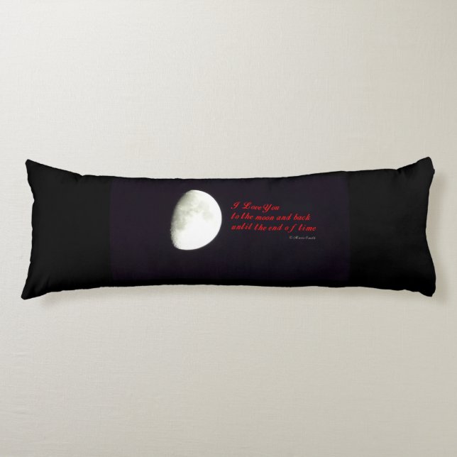 Love You to the Moon Body Pillow (Front)