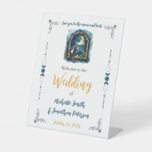 Love you to the Moon Celestial Wedding Welcome