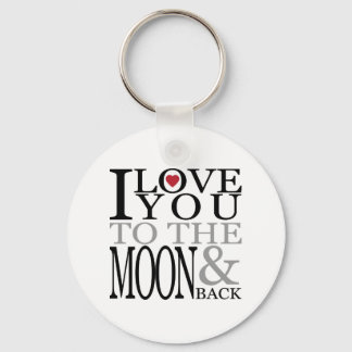 Love You To the Moon Keychain