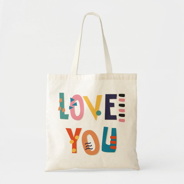 Love You Tote Bag (Front)
