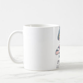 Love You With All Mime Heart, Cute Love Pun Coffee Mug