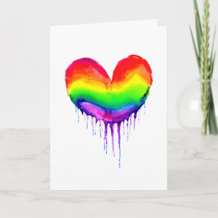 Love You with All My Heart LGBTQIA+ Card
