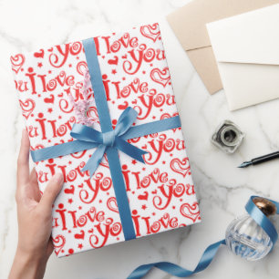 Love You Wrapping Paper