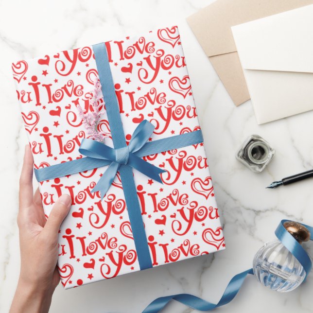 Love You Wrapping Paper (Gifting)