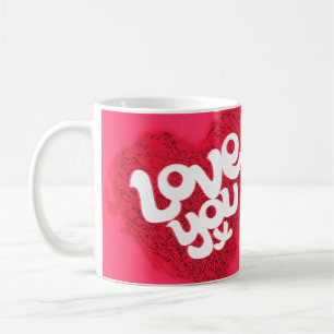 "Love you x" Tasse Valentine